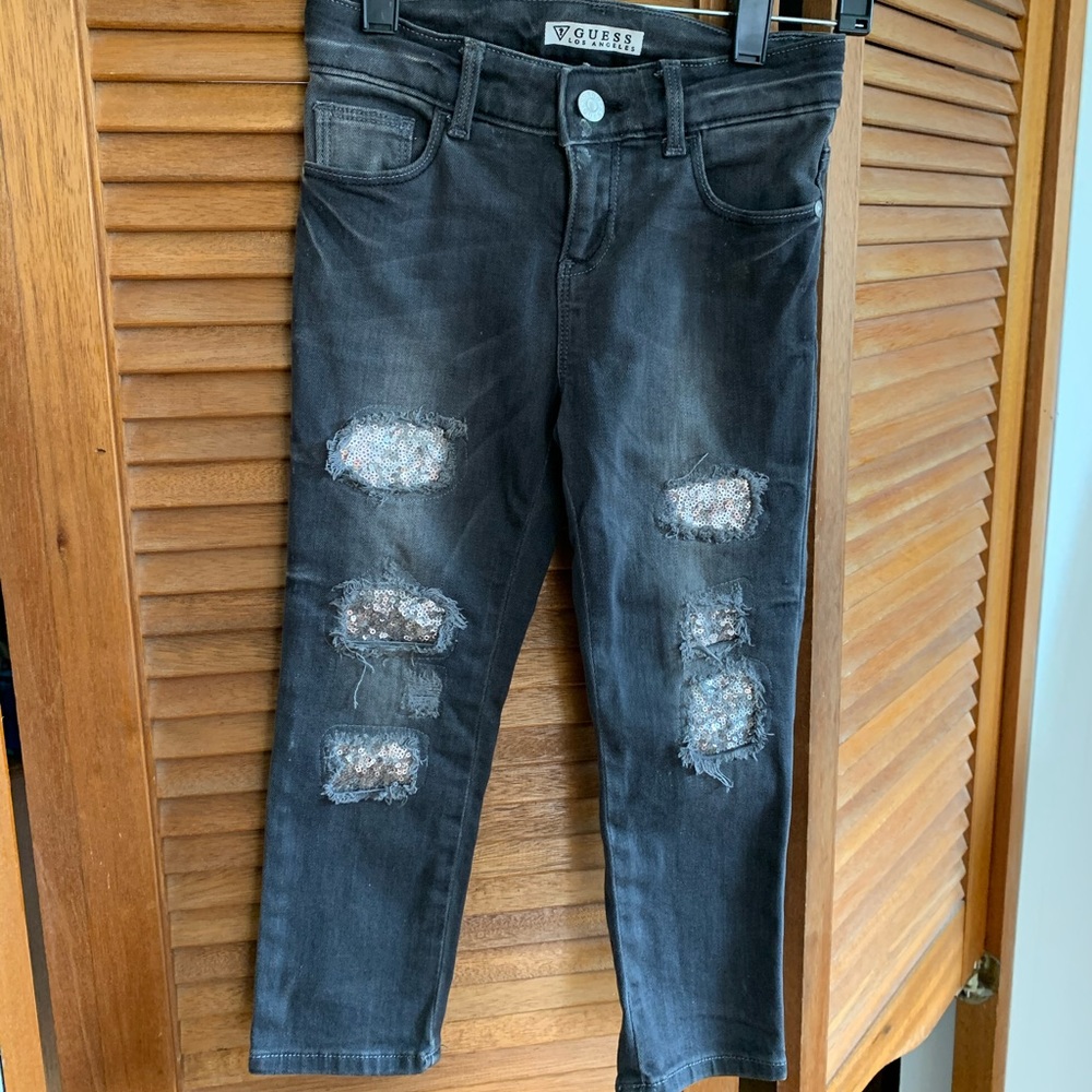 Gray Guess Jeans for 5-6 years old girls